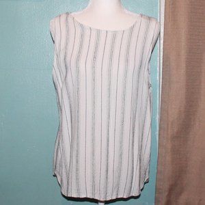Loft Striped Sleeveless Top